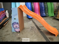 Glijbaan oranje - lente 220 cm - afbeelding 1 van  1