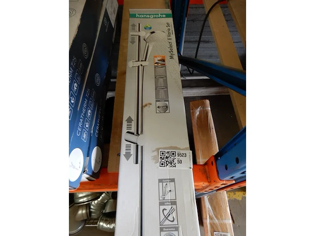 Glijstangset, hansgrohe, myselect e vario, chroom - afbeelding 1 van  4