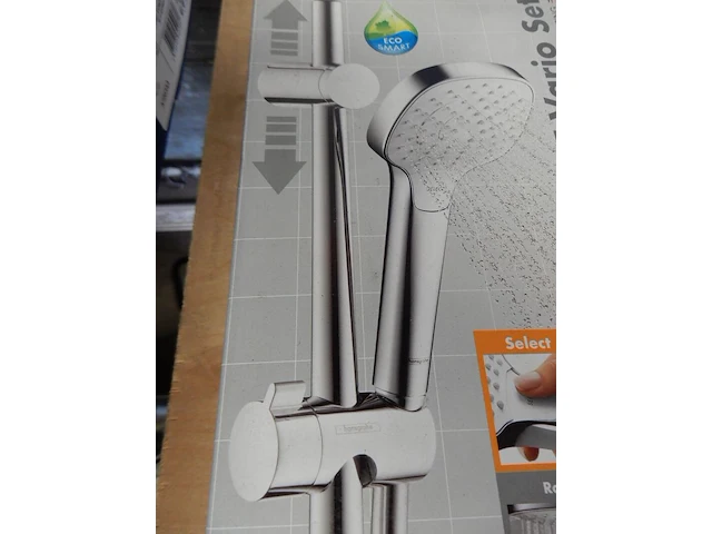 Glijstangset, hansgrohe, myselect e vario, chroom - afbeelding 2 van  4