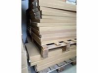 Gliss design - 8x topplaat massief hout olie wit 70 cm recht - afbeelding 3 van  3