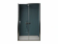 Gliss design - amore - douchedeur amore schuifdeur chroom 140 x 190 cm