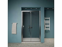 Gliss design - amore - douchedeur amore schuifdeur chroom 150 x 190 cm - afbeelding 2 van  4