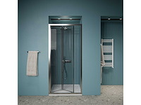 Gliss design - amore - douchedeur pendel 100 cm chroom - afbeelding 1 van  2