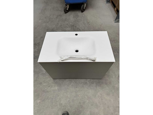 Gliss design - apollo - bathroom cabinet - gliss design apollo 80 cm beton grijs mat - afbeelding 1 van  1