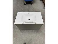 Gliss design - apollo - bathroom cabinet - gliss design apollo 80 cm beton grijs mat - afbeelding 1 van  1