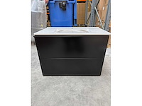 Gliss design - apollo - bathroom cabinet - gliss design apollo 80 cm zwart schoolkrijt