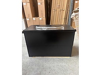 Gliss design - apollo - bathroom cabinet - gliss design apollo 90 cm zwart schoolkrijt