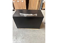 Gliss design - apollo - bathroom cabinet - gliss design apollo 90 cm zwart schoolkrijt - afbeelding 1 van  1