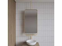 Gliss design - astra - spiegel astra mat goud 50 x 100 cm - afbeelding 2 van  4