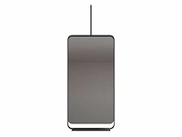 Gliss design - astra - spiegel astra mat zwart 50 x 100 cm