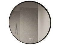 Gliss design - athena - spiegel athena mat zwart 120 cm