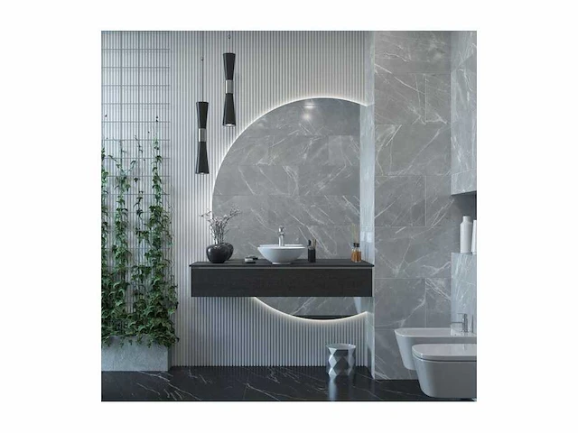 Gliss design - calypso - onderkast calypso zwart eiken 120 cm met geïntegreerde topplaat - afbeelding 2 van  5