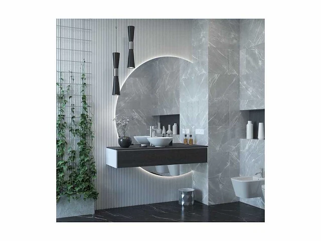Gliss design - calypso - onderkast calypso zwart eiken 120 cm met geïntegreerde topplaat - afbeelding 3 van  5