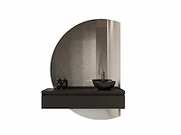 Gliss design - calypso - spiegel calypso 140 cm rechts