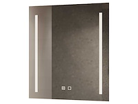 Gliss design - led verticaal - mirror - gliss design led verticaal 100 x 70 cm spiegel incl. led verlichting - afbeelding 1 van  1
