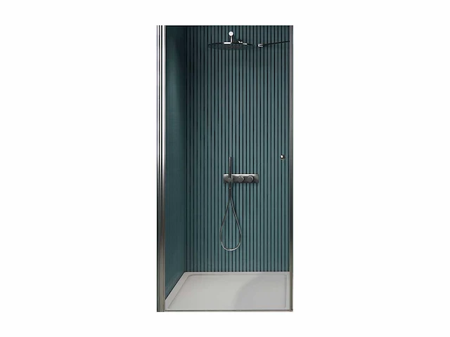 Gliss design - magus - douchecabine magus chroom 1 deur 80 x 80 x 190 cm - afbeelding 1 van  4