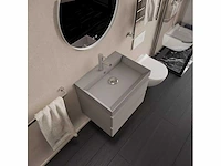 Gliss design - milan - badmeubelset milan leigrijs 80 cm met lako wastafel - afbeelding 2 van  3