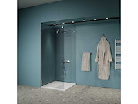 Gliss design - panelo - inloop douche 70 cm chroom - afbeelding 2 van  2