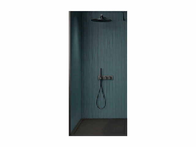 Gliss design - panelo - inloop douche panelo zwart 70 x 200 cm - afbeelding 1 van  4