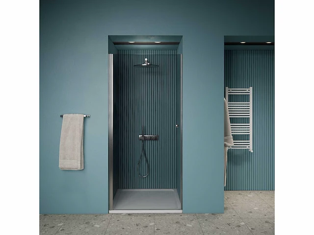Gliss design - prima - douchedeur prima nis chroom 80 cm - afbeelding 2 van  4