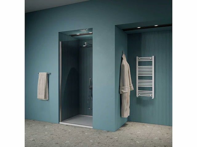 Gliss design - prima - douchedeur prima nis chroom 80 cm - afbeelding 3 van  4