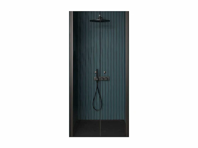Gliss design - prima - douchedeur prima pendel zwart 90 cm - afbeelding 1 van  4