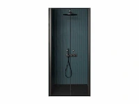 Gliss design - prima - douchedeur prima pendel zwart 90 cm
