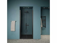 Gliss design - prima - douchedeur prima pendel zwart 90 cm - afbeelding 2 van  4