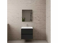 Gliss design - project - badmeubelset project mat zwart 60 cm met project wastafel