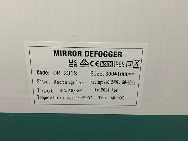 Gliss design - spiegel 120 x 70 cm - afbeelding 6 van  6