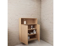 Gliss design - timotheus - bathroom cabinet - gliss design timotheus zwevende kast 120 pure - afbeelding 2 van  2