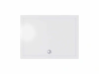Gliss design - uno - douchebak uno rechthoek cast marble wit 120 x 80 cm