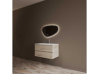 Gliss design - zeus - badkamer set 70 cm licht grijs eiken - afbeelding 2 van  2
