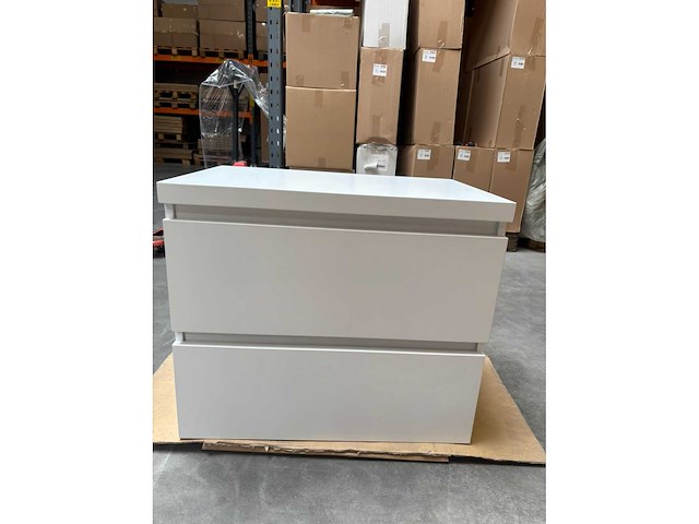 Gliss design - zeus - bathroom cabinet - gliss design zeus 70 cm mat wit - afbeelding 1 van  2