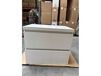 Gliss design - zeus - bathroom cabinet - gliss design zeus 70 cm mat wit