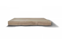 Gliss design topplaat massief hout olie wit 70 - afbeelding 1 van  2