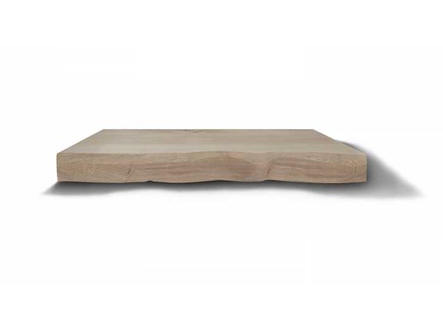 Gliss design topplaat massief hout olie wit 90 - afbeelding 1 van  2