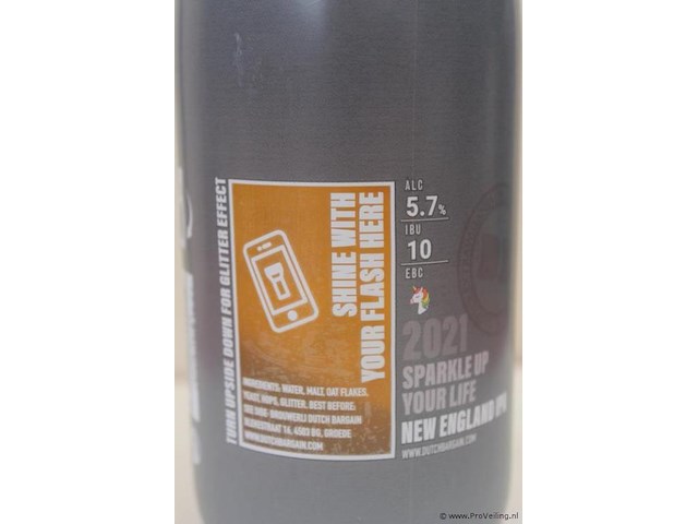 Glitter extravaganza ipa speciaalbier - 75 cl - winkelverkoopprijs € 8.95 - afbeelding 3 van  3