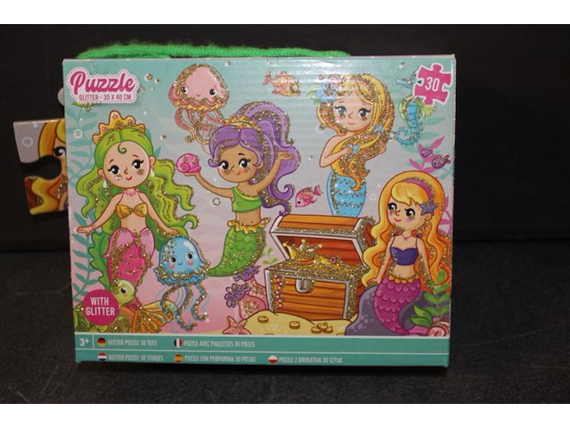 Glitterpuzzle 30x40 1x in kr 1 - afbeelding 3 van  3