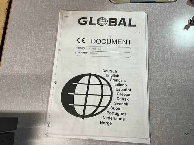 Global 3200h-aut naaimachine - afbeelding 13 van  13