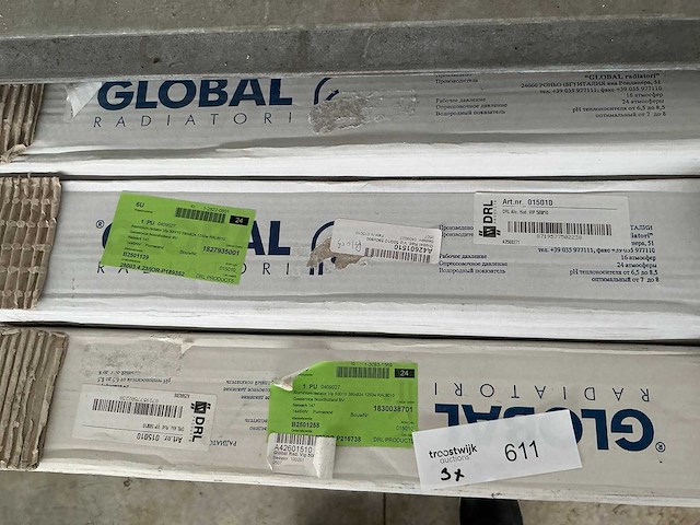 Global 500/10 radiator (3x) - afbeelding 2 van  3