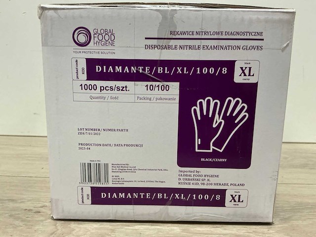 Global food hygiëne handschoenen (2000x) - afbeelding 1 van  3