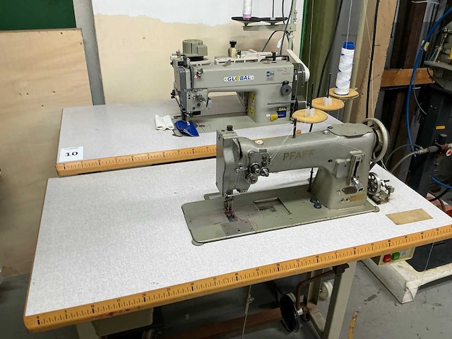 Global / pfaff industriële naaimachine (2x) - afbeelding 6 van  7