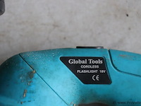 Global tools accuboormachine 18v & zaklamp 18v - afbeelding 4 van  6