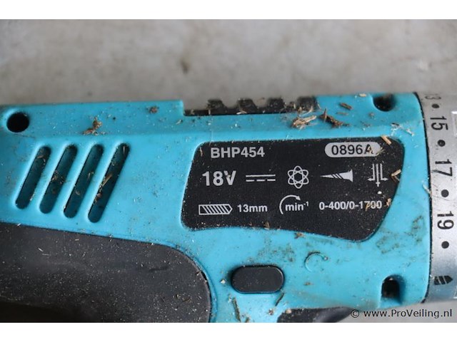 Global tools accuboormachine 18v & zaklamp 18v - afbeelding 2 van  6