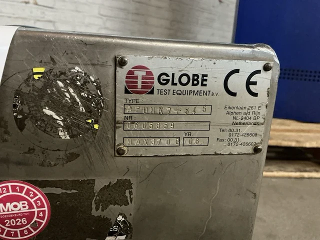 Globe apu mk7 hogedruk testsysteem - afbeelding 6 van  6