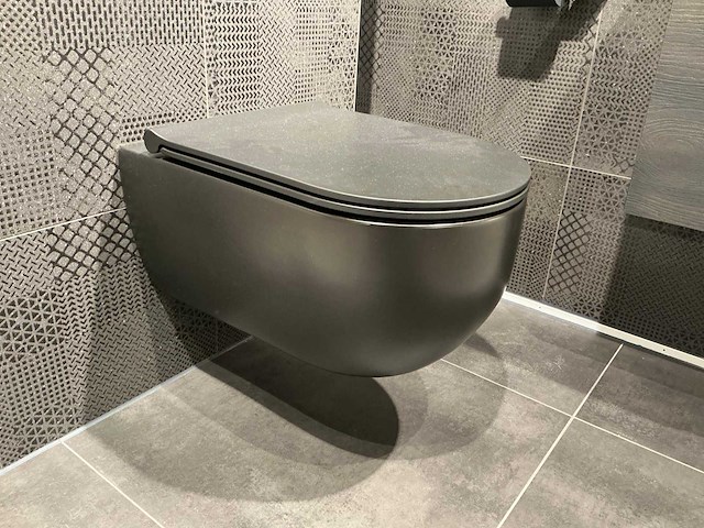 Globo - futuro flush - wandcloset met toiletzitting - afbeelding 4 van  6