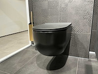 Globo - glsetmes03n futuro flush - wandcloset met toiletzitting - afbeelding 4 van  5