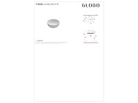 Globo - t-edge - glb6t37.aror - waskom 37 cm - afbeelding 1 van  1