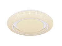 Globo plafonniere rada wit metaal ingebouwde ledmodule - afbeelding 1 van  1